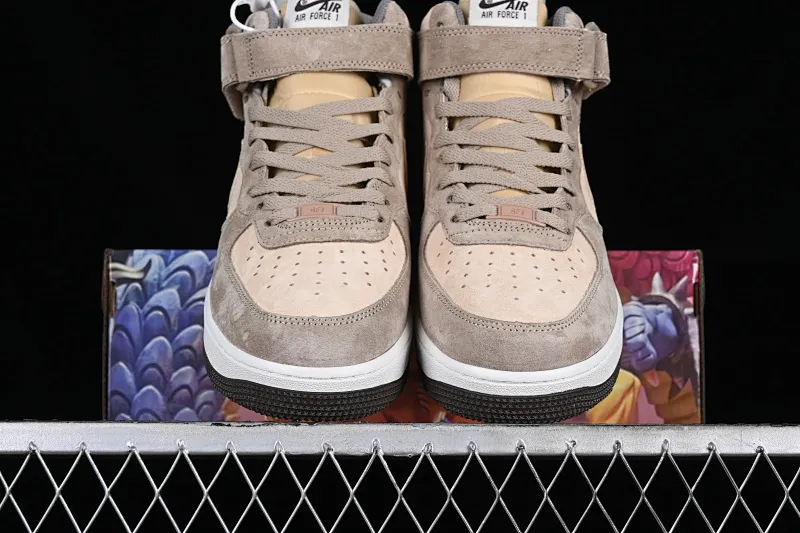 All categories Nk Air Force 1 Air Force series Nk Air Force 1 Mid Air Force mid-top Nk Air Force 1'07 Mid beige suede Air Force One mid-top casual sneakers CG9908-102